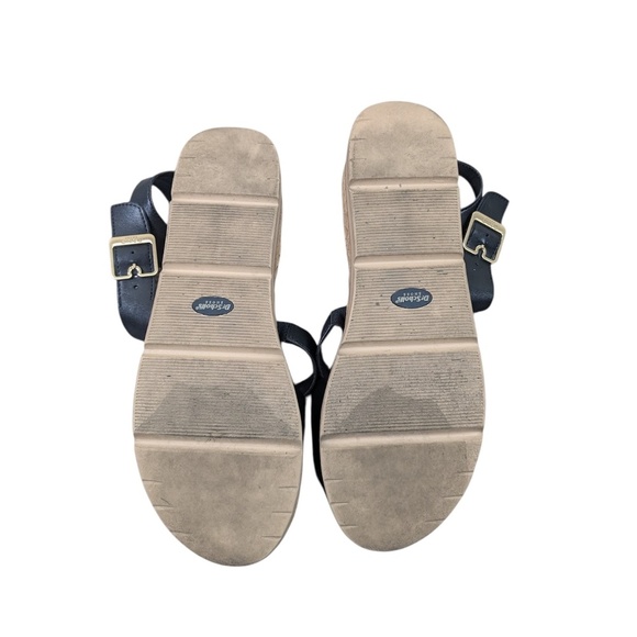 Dr. Scholl’s “Once Twice” Black Platform Cork Sandals Size 10 - Picture 5 of 5